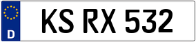 Truck License Plate